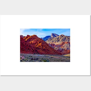 Red Rock Calico Basin 1 Posters and Art